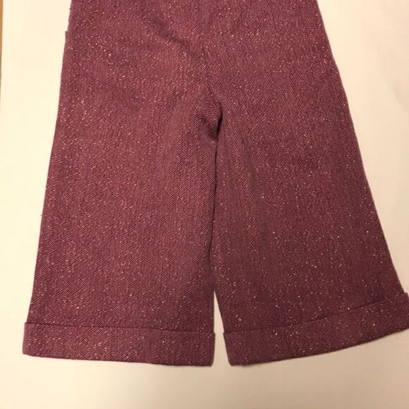 Talbots Herringbone Culottes Girls Size 7 Pink Vintage - Picture 15 of 16